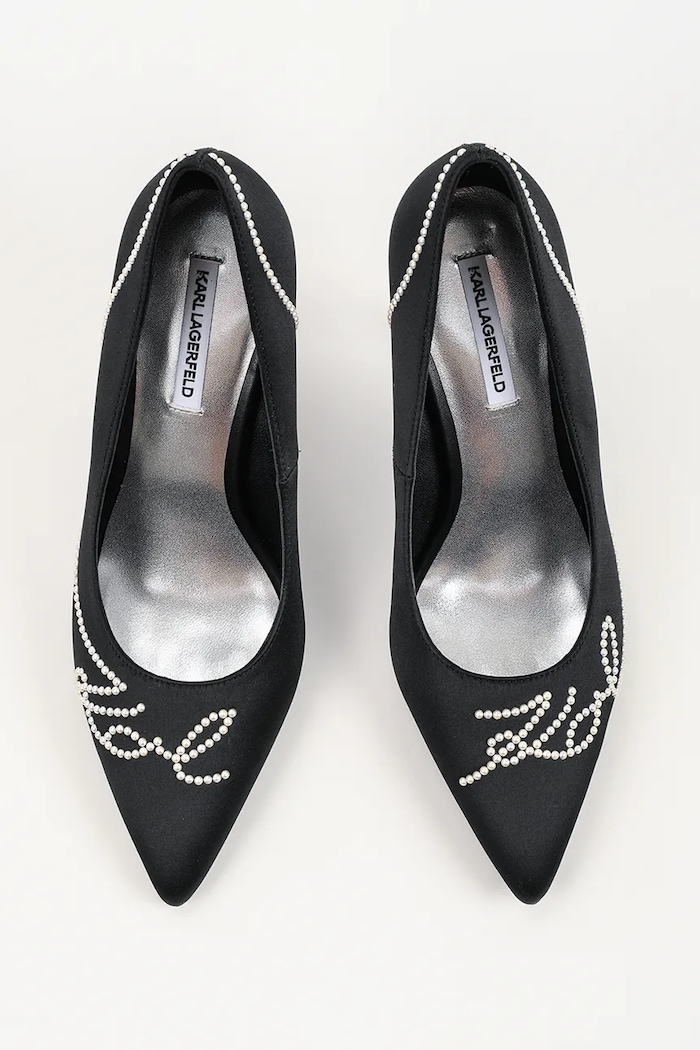 Karl Lagerfeld szpilki Sarabande czarny KL30906P.S00