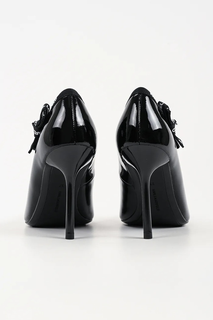 Obuwie Karl Lagerfeld szpilki skórzane Sarabande KL30908R.1BP czarny