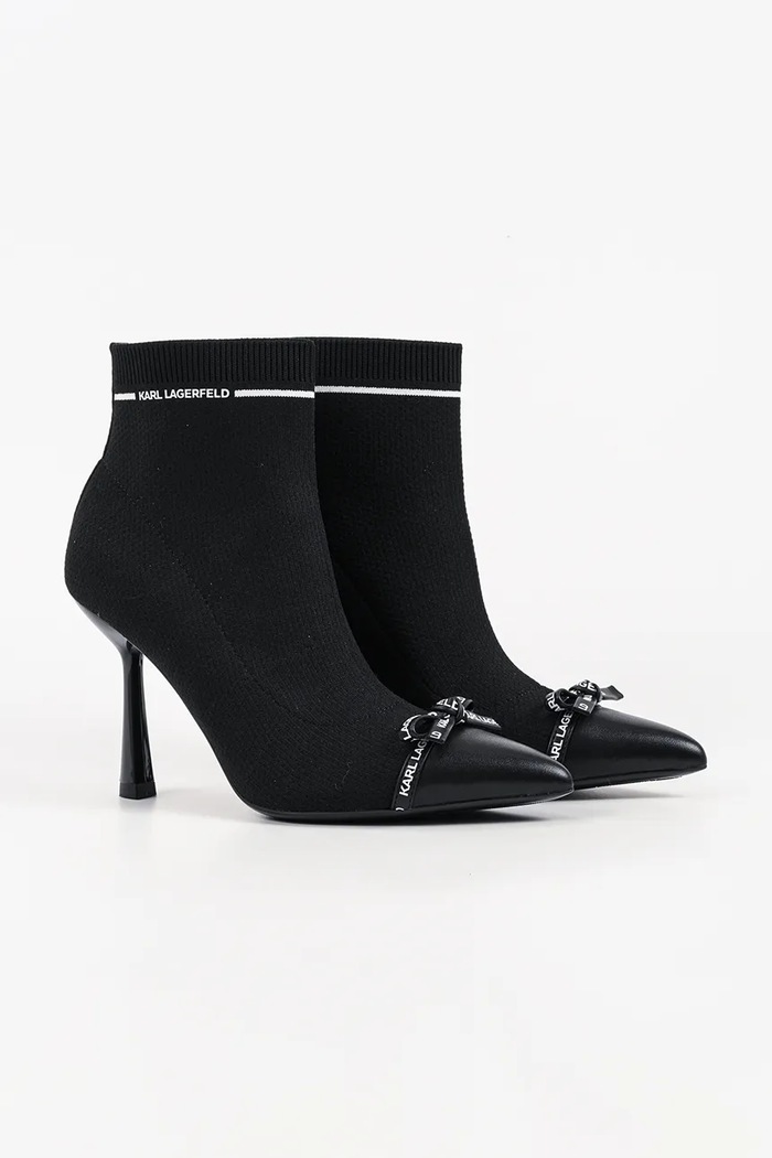 Karl Lagerfeld botki na szpilce damskie Pandara KL31341.K00 czarny AW26
