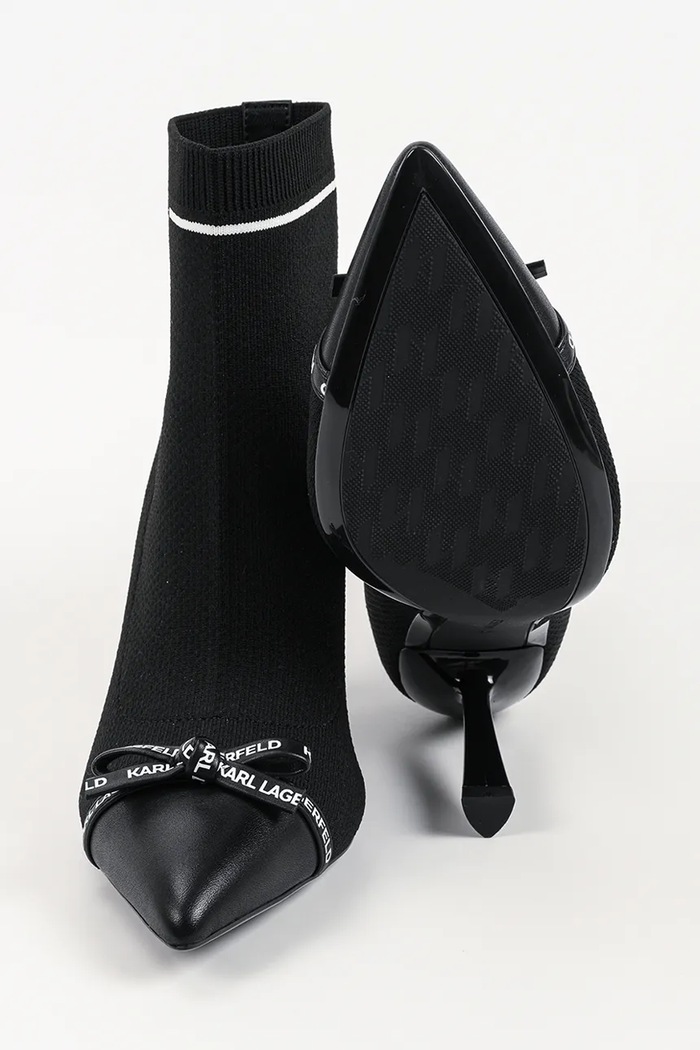 Karl Lagerfeld botki na szpilce damskie Pandara KL31341.K00 czarny