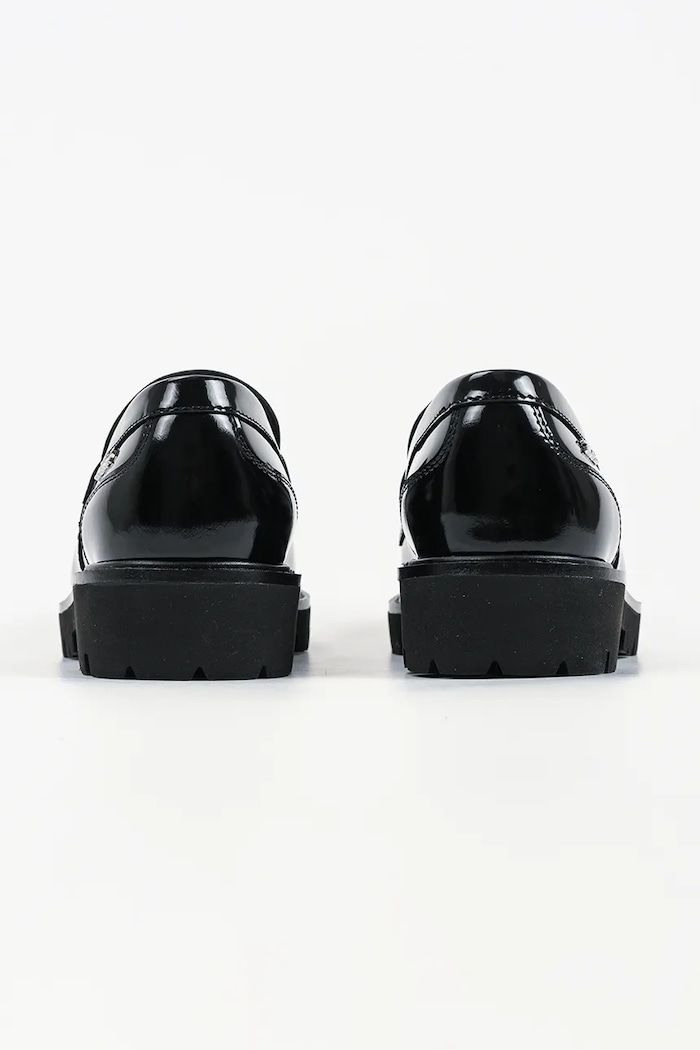 Obuwie Karl Lagerfeld loafersy damskie skórzane Lowell KL42221.000 czarny