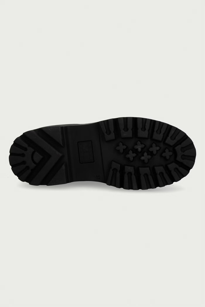 Pohodni čevlji ženski usnjeni TJW PLATFORM BOOTS WL Tommy Jeans črna EN0EN03159