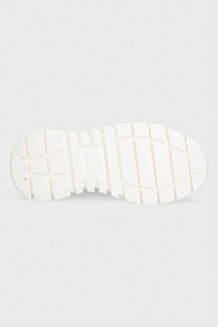 Tommy Jeans TJW PLATFORM SNEAKER LEATHER LC sneakers γυναικεία δερμάτινα EN0EN03165 λευκό