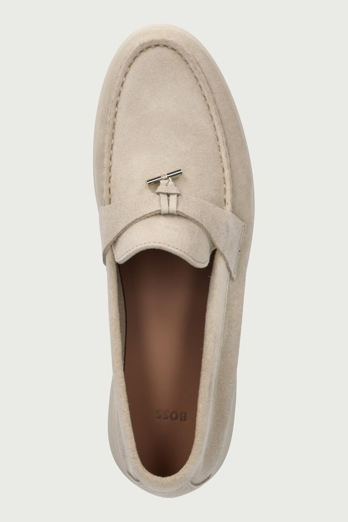 Loafery dámske semišové Sienne BOSS 50573418.275 béžová