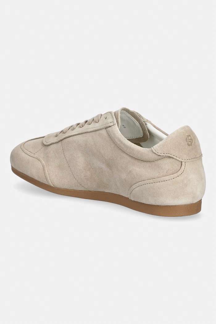 Obuwie BOSS Solenne sneakersy damskie zamszowe 50575226.275 beżowy