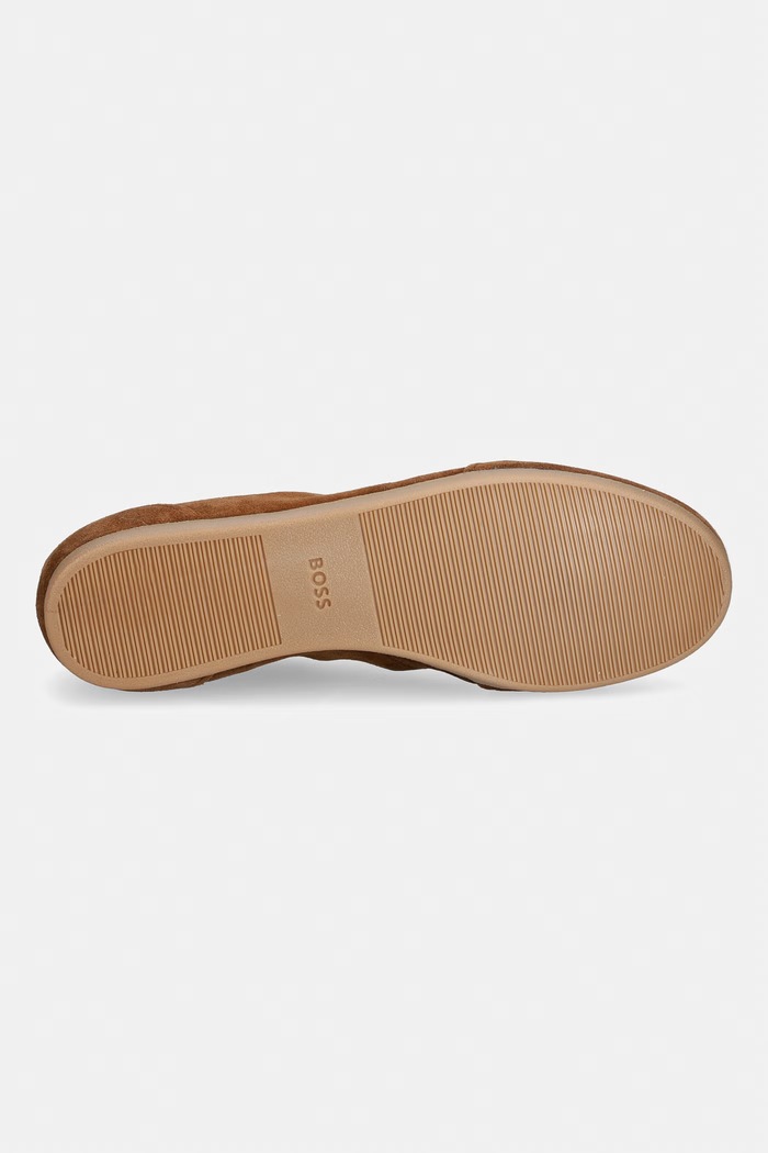 BOSS Solenne sneakers pentru femei, din piele întoarsă 50575226.228 maro