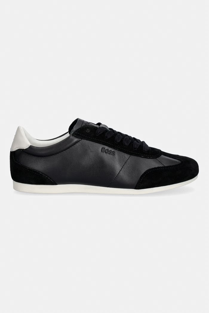 BOSS Solenne tenisky dámske kožené 50575225.001 čierna AW26
