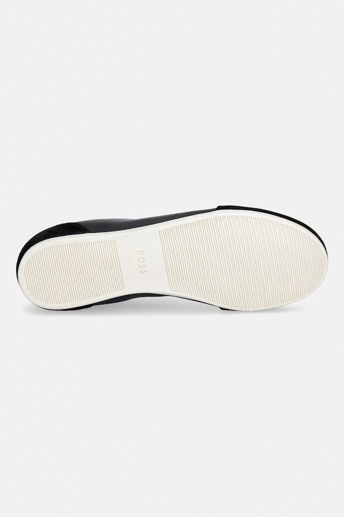 BOSS Solenne tenisky dámske kožené 50575225.001 čierna