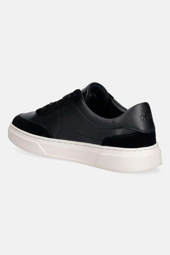 Încălțăminte BOSS Kieran sneakers pentru femei, din piele 50569229.001 negru