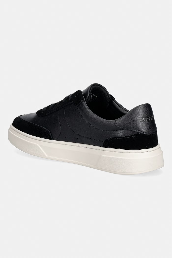 Încălțăminte BOSS Kieran sneakers pentru femei, din piele 50569229.001 negru