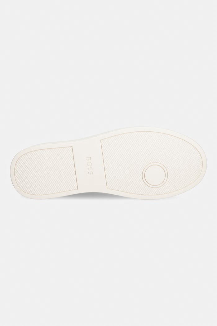 BOSS Kieran sneakersy damskie zamszowe 50569228.915 beżowy