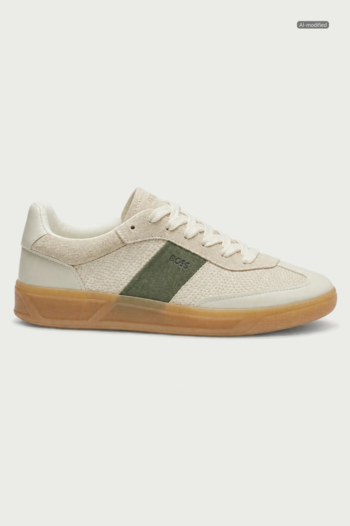 BOSS Brenta tenisky dámske kožené 50568901.275 béžová AW26