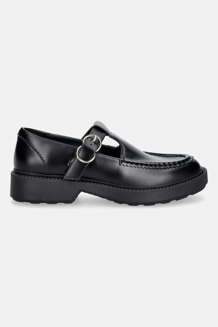 HUGO poltopánky dámske kožené Angey 50568681.001 čierna AW26