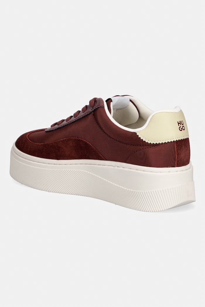 Obuwie HUGO LyzzPlt sneakersy damskie 50569362.904 bordowy
