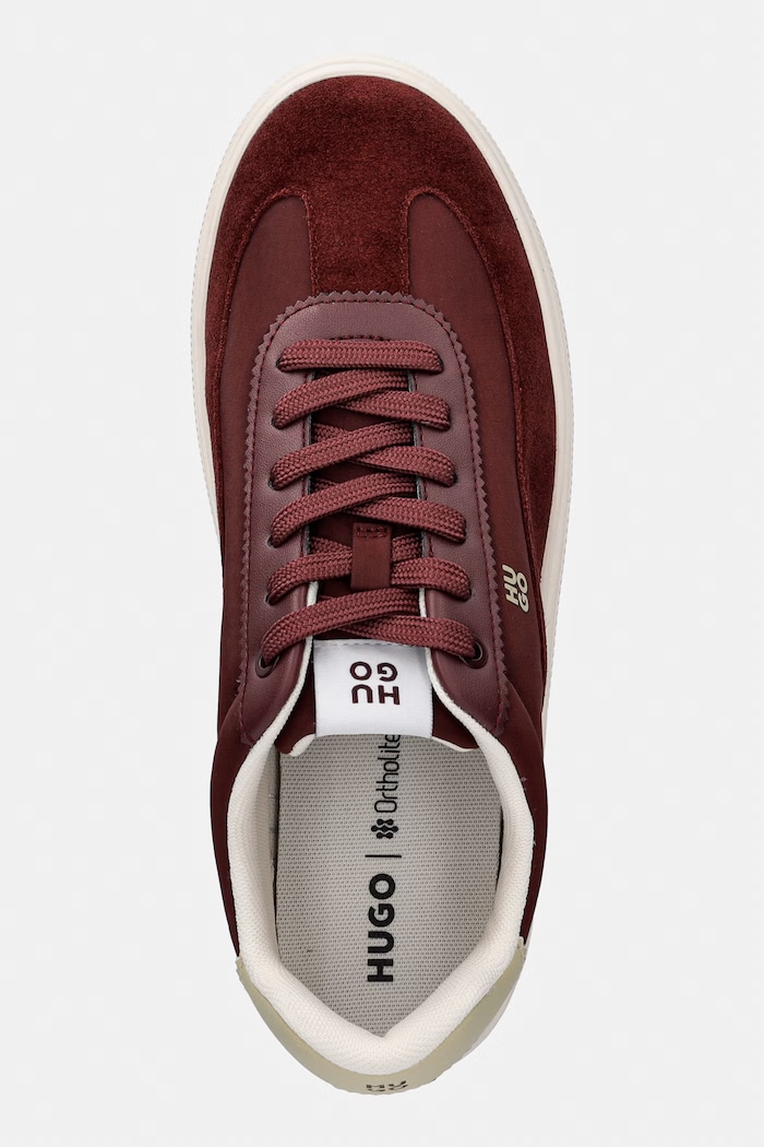 HUGO LyzzPlt sneakersy damskie bordowy 50569362.904
