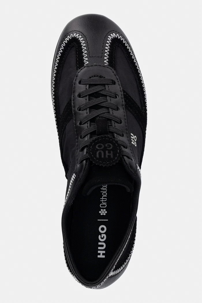 HUGO Mystie sneakers γυναικεία μαύρο 50569350.001