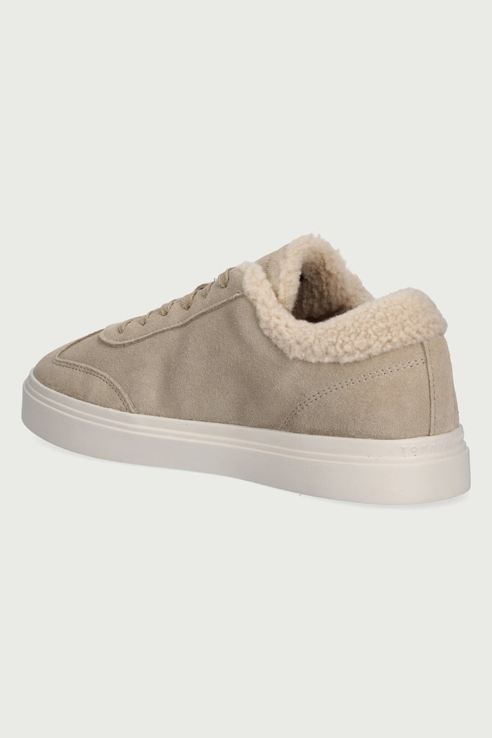 Παπούτσια Tommy Hilfiger TH CHIC CUPSOLE Γυναικεία sneakers σουέτ FW0FW09597 μπεζ