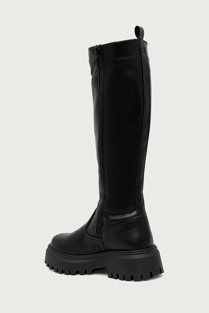 Obuv Tommy Hilfiger Čižmy dámske TH STAMP WARM KNEE RAIN BOOT FW0FW09678 čierna