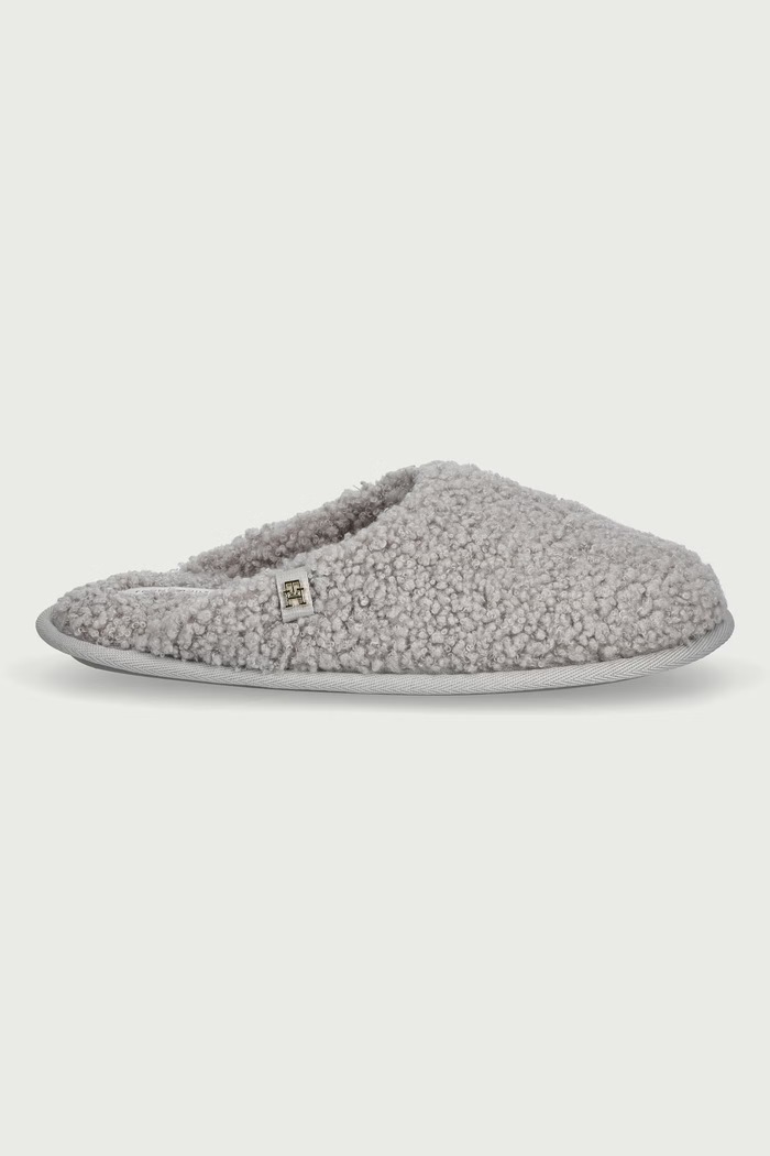 Tommy Hilfiger Παντόφλες Γυναικεία TH HOUSE SHOES FW0FW09618 γκρί AW26