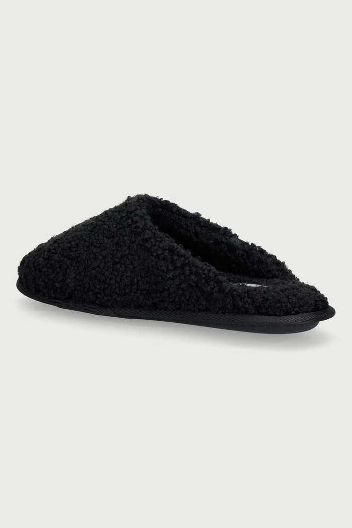 Παπούτσια Tommy Hilfiger Παντόφλες Γυναικεία TH HOUSE SHOES FW0FW09618 μαύρο