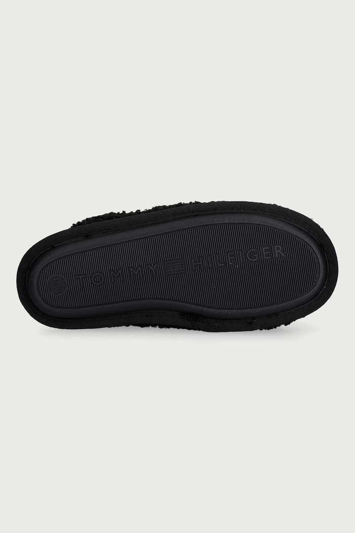 Παντόφλες Γυναικεία TH HOUSE SHOES Tommy Hilfiger μαύρο FW0FW09618
