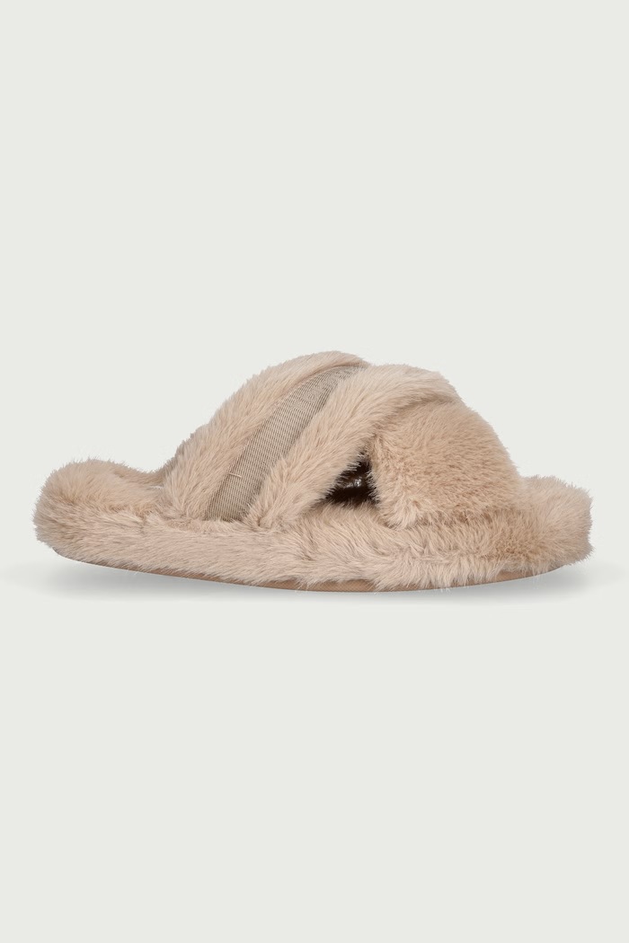 Tommy Hilfiger Παντόφλες Γυναικεία TH FEMININE HOUSE SHOES FW0FW09615 μπεζ AW26