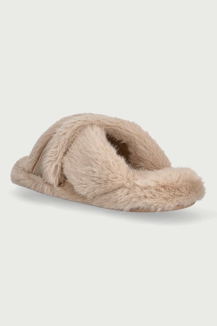 Παπούτσια Tommy Hilfiger Παντόφλες Γυναικεία TH FEMININE HOUSE SHOES FW0FW09615 μπεζ