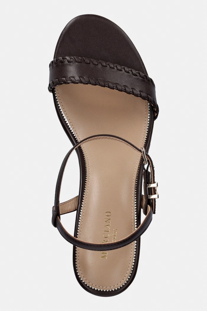 Marciano by Guess sandały skórzane brązowy G6YZ17.L0169.A14Z