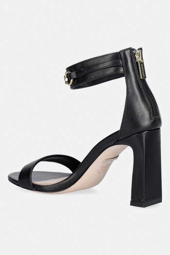 Obuwie Marciano by Guess sandały na słupku skórzane G6YZ16.L0168.JBLK czarny