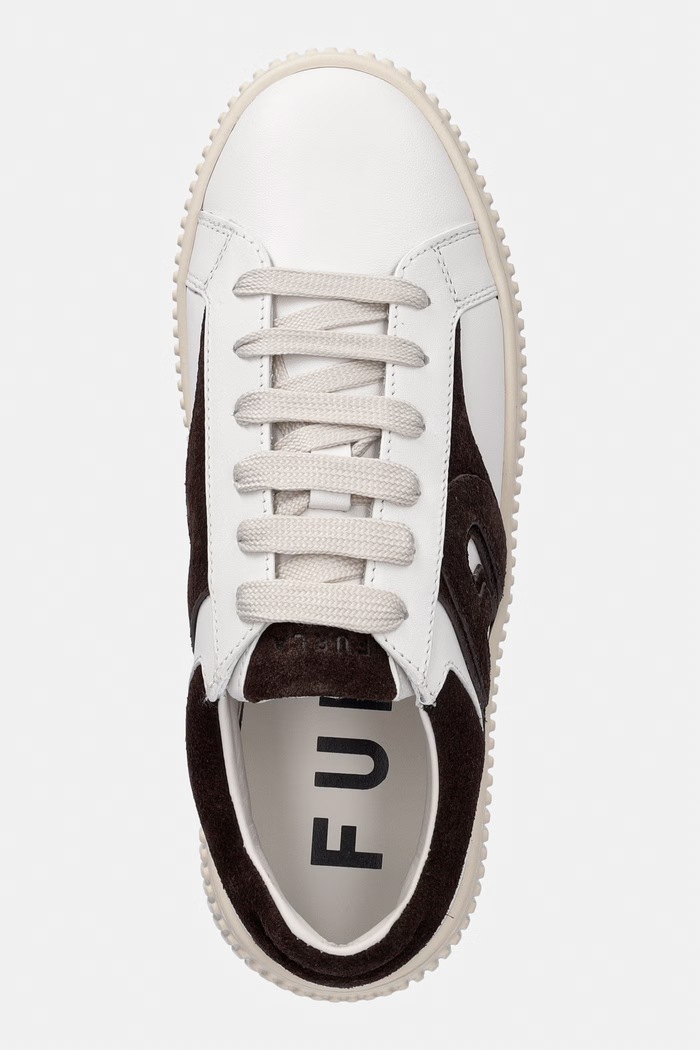 Sky Lace-Up sneakersy damskie skórzane Furla YM55FKY.BX3712.5289S beżowy