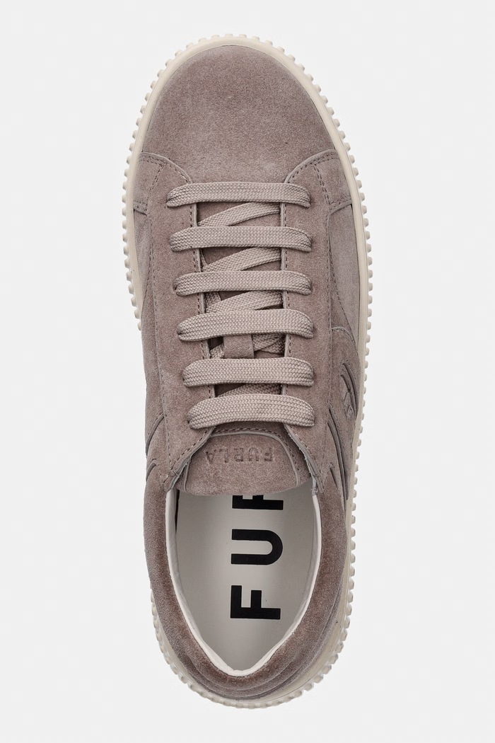 Furla Sky Lace-Up sneakersy damskie zamszowe brązowy YM55FKY.BX0579.4892S