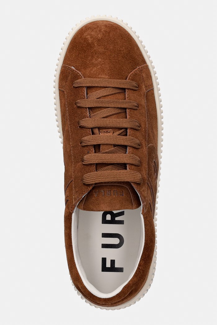 Sky Lace-Up sneakersy damskie zamszowe Furla YM55FKY.BX0579.03B00 brązowy