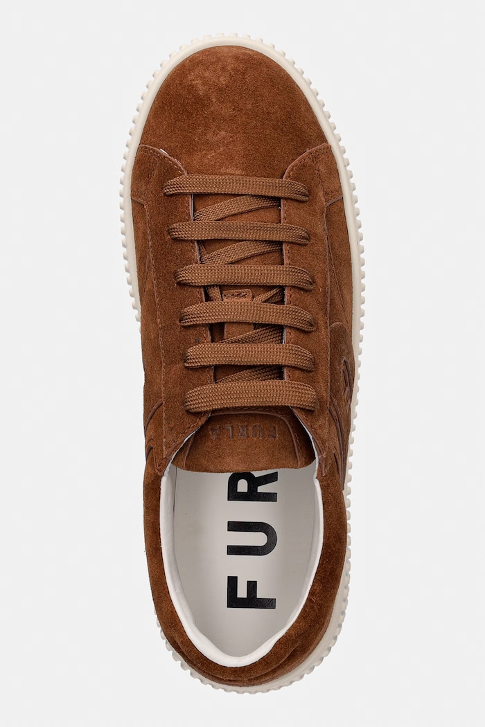 Sky Lace-Up sneakersy damskie zamszowe Furla YM55FKY.BX0579.03B00 brązowy