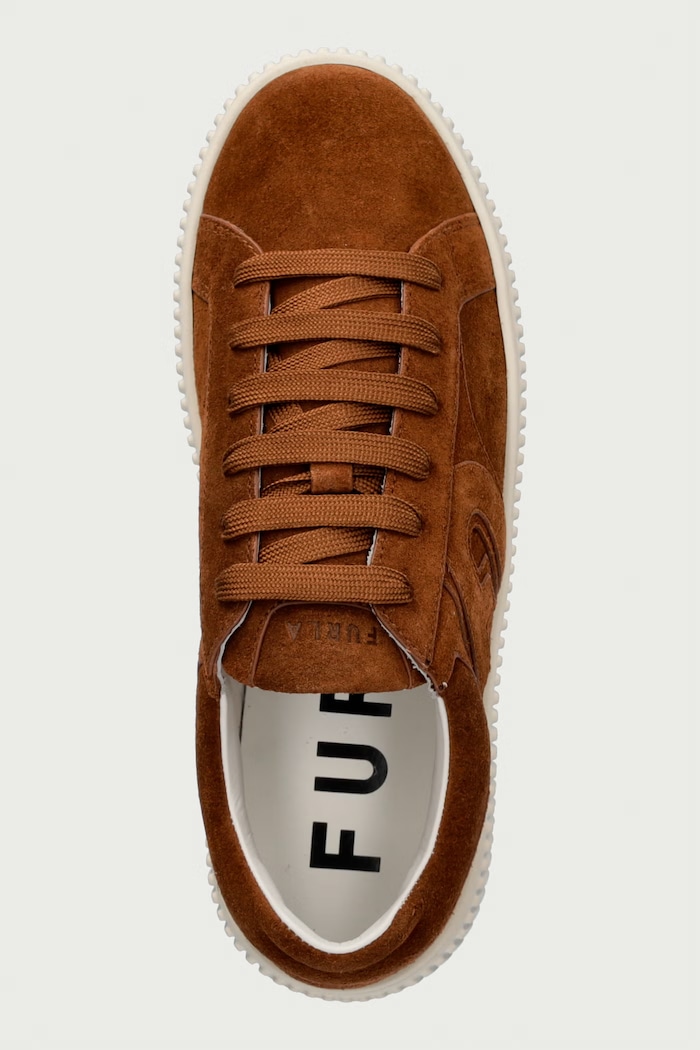 Sky Lace-Up sneakersy damskie zamszowe Furla YM55FKY.BX0579.03B00 brązowy