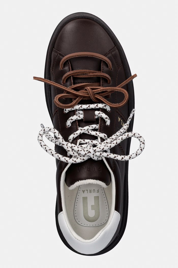 Furla Hype sneakersy damskie skórzane brązowy YM49HYP.BX3477.5303S