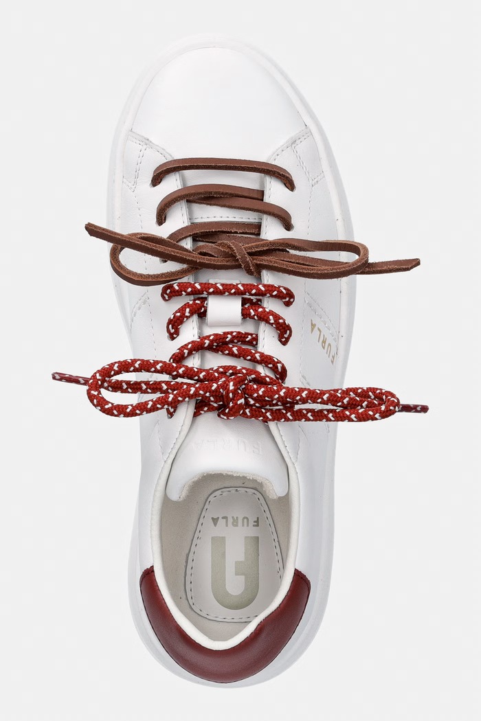 Furla Hype sneakersy damskie skórzane biały YM49HYP.BX3477.5302S