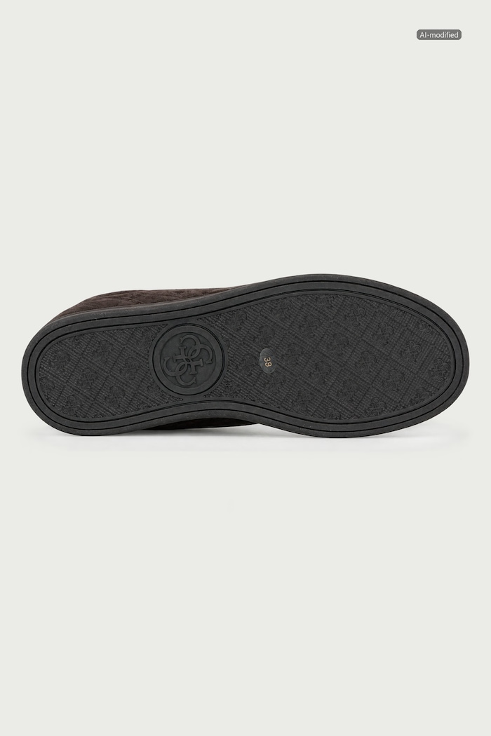 JACEK sneakers dámske kožené Guess hnedá FLTJ2K.FAB12.COFFE