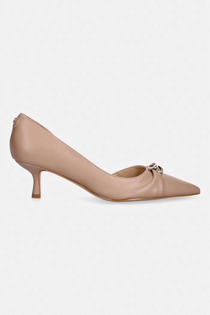 Guess štikle YADINA FLTYDI.ELE08.BEIGE bež AW26