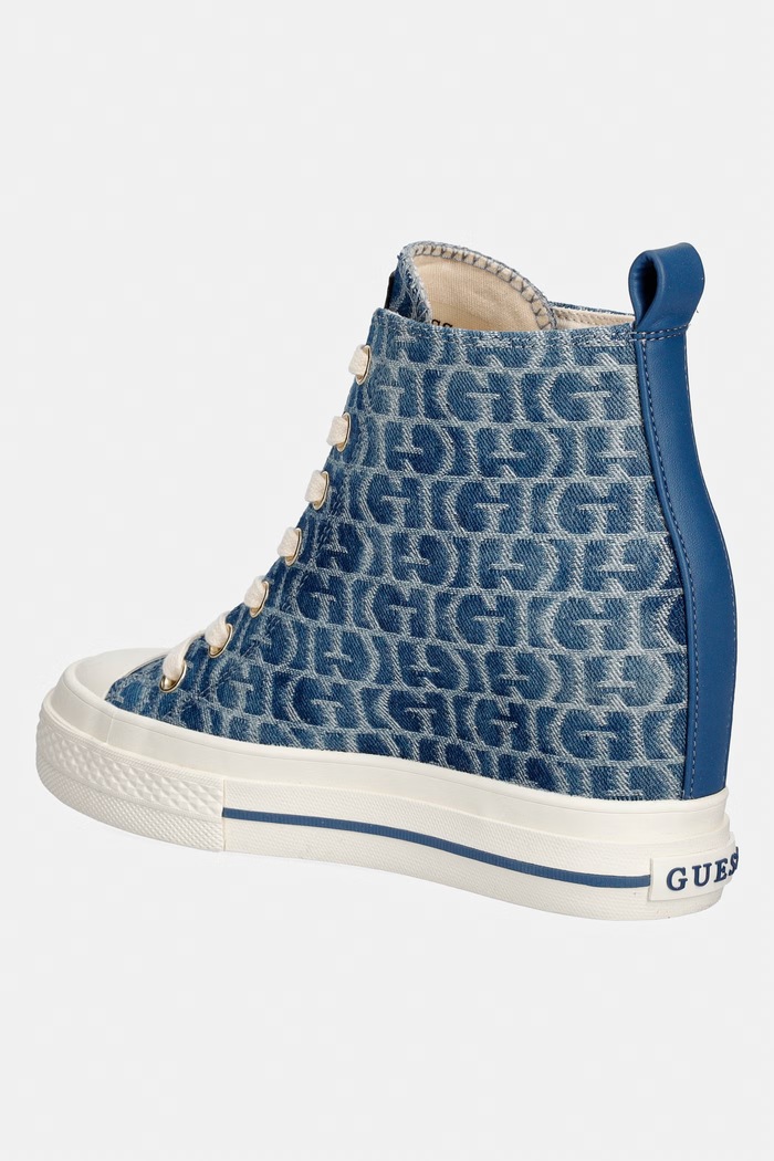 Obuća Guess SUNDAE tenisice za žene FLTSUN.FAL12.BLUE plava