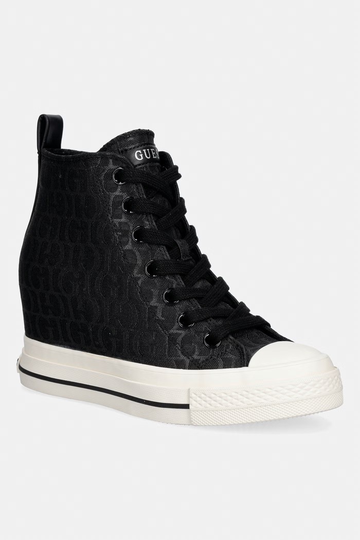 Guess SUNDAE πάνινα Γυναικεία μαύρο FLTSUN.FAL12.BLACK