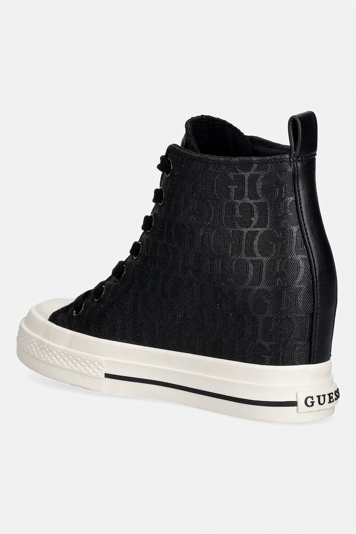 Παπούτσια Guess SUNDAE πάνινα Γυναικεία FLTSUN.FAL12.BLACK μαύρο