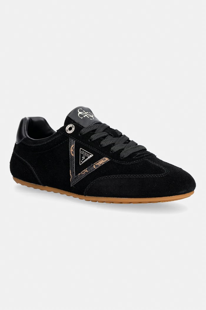 Guess RELLI sneakers γυναικεία σουέτ μαύρο FLTREL.SUE12.BLACK