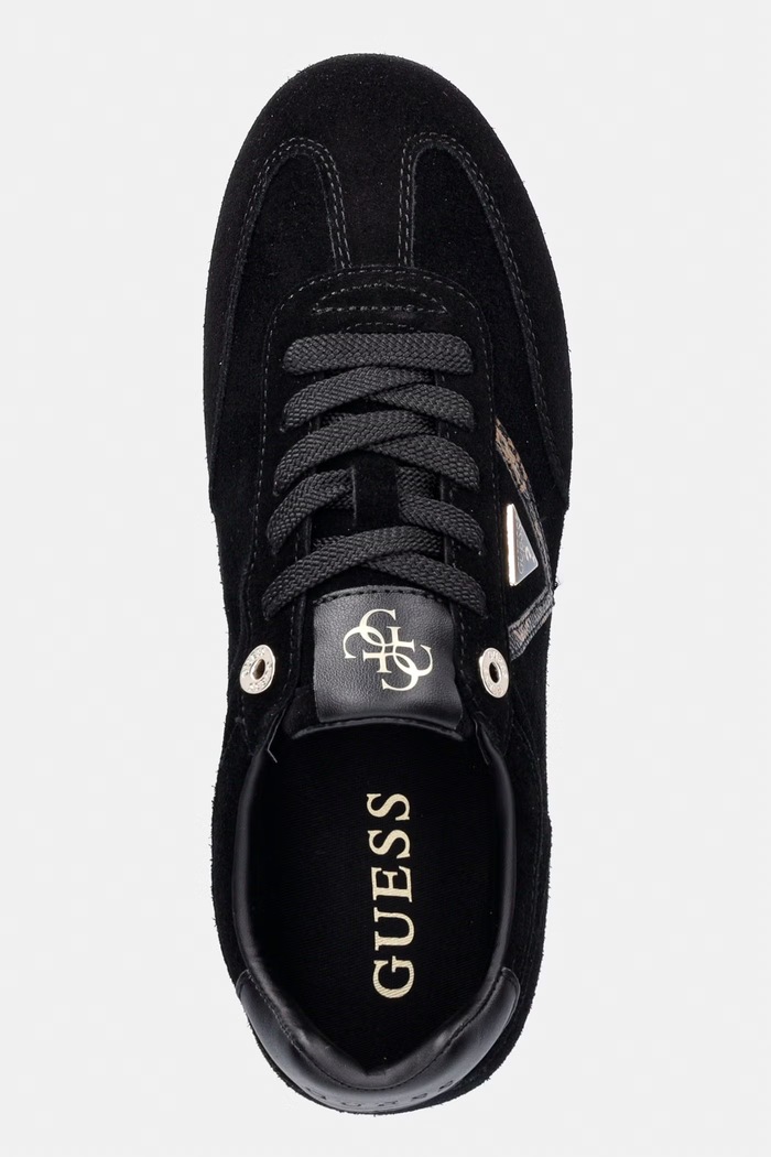 Guess RELLI sneakers γυναικεία σουέτ μαύρο FLTREL.SUE12.BLACK