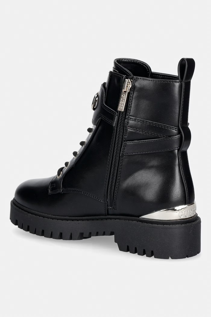 Obuv Guess workery na platforme dámske OLANNA FLTOLA.ELE10.BLACK čierna
