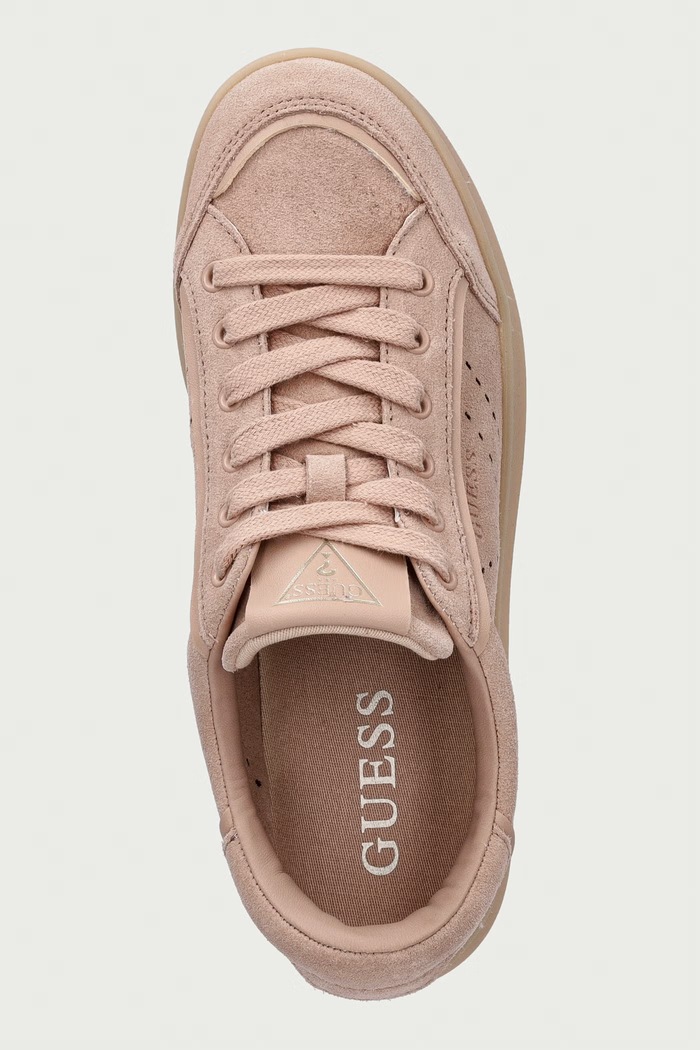 Guess JHELL2 sneakers γυναικεία σουέτ μπεζ FLTJHE.SUE12.NUDE