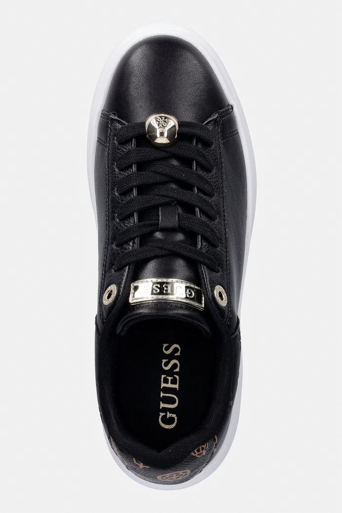 Guess FIREUP tenisky dámske kožené čierna FLTFRE.LEA12.BLACK