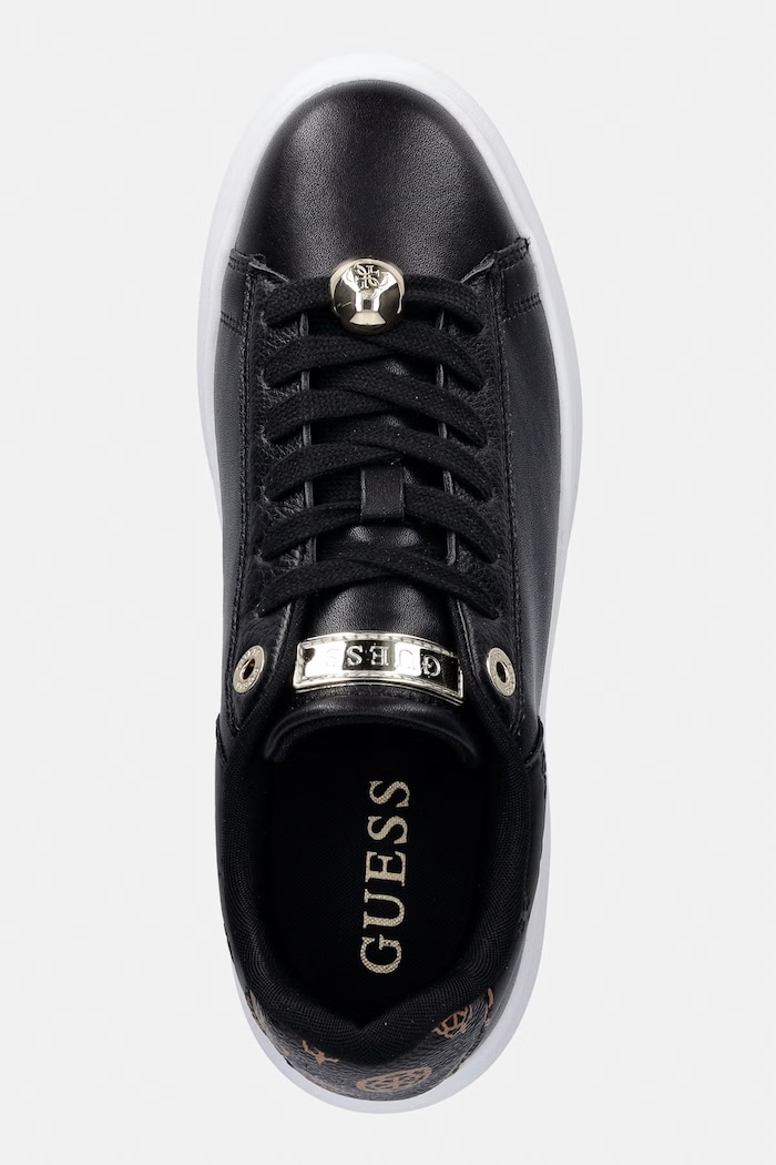 Guess FIREUP tenisky dámske kožené čierna FLTFRE.LEA12.BLACK