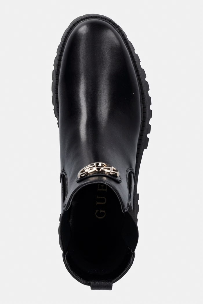 Guess chelsea čižmy na platforme dámske FIDA čierna FLTFID.ELE10.BLACK