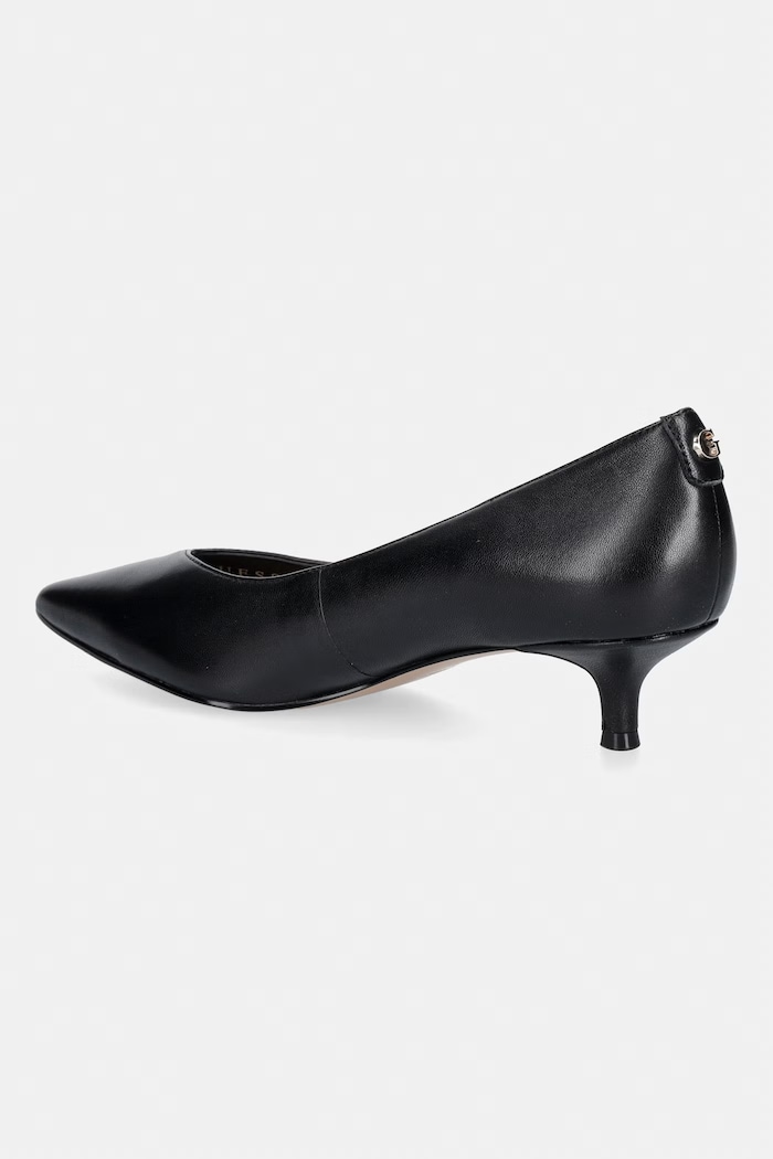 Obuv Guess lodičky kožené CASEN FLTCSE.LEA08.BLACK čierna