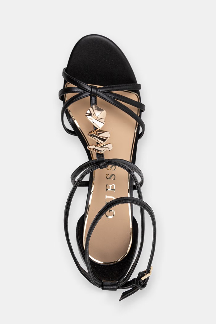 Guess sandále CHAELLA čierna FLTCHA.ELE03.BLACK